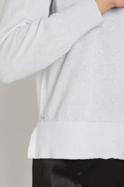Bekka Striktrøje, Silver, L