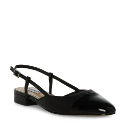 Belinda Slingback Ballerinasko, Black Leather, 37