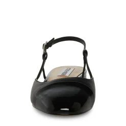 Belinda Slingback Ballerinasko, Black Leather, 37