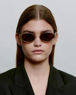 Bella Solbriller, Gold Demi Tortoise