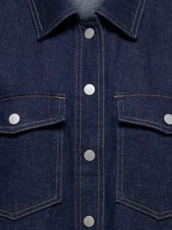 Belle Denimskjorte, Dark Blue Denim Rinse, M