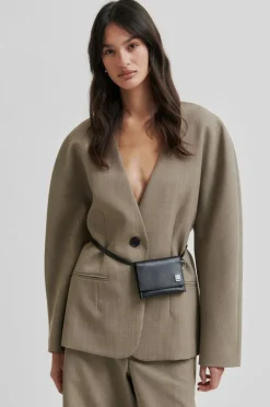 Belta Leather Taske, Black