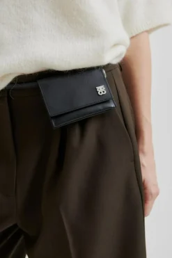 Belta Leather Taske, Black