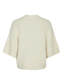 Benuta Fluffy Knit Cardigan, Off White, 38