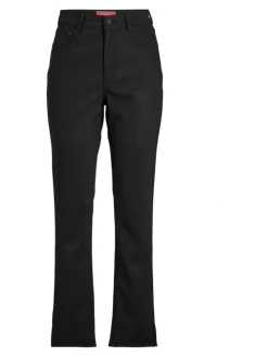 Berlin Faux Leather Bukser, Sort, XL