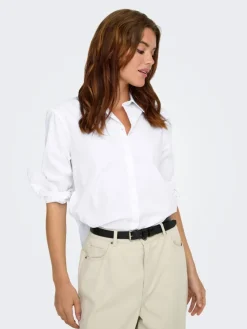 Bersa Slit Skjorte, Bright White, M