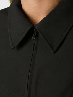 Bertha Structure Bluse, Black, 40