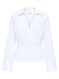 Beya Fitted Skjorte, Bright White, XS