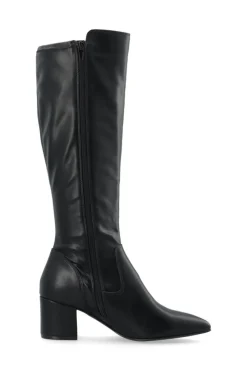 BIADevived Stretch Knee High Støvler, Black, 38