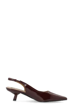 BIAKirstin Kitten Heel Slingback, Burgundy, 38