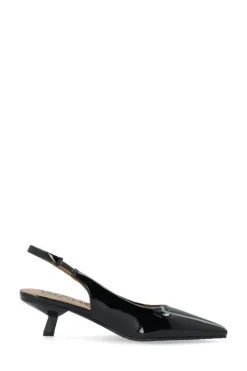 BIAKirstin Kitten Heel Slingback, Black, 39