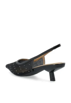 BIAKristin Slingback Sko, Black Rhinestone, 42
