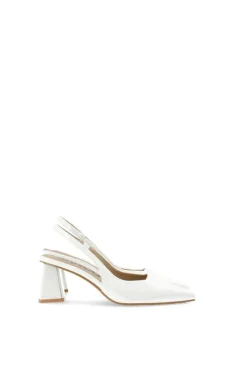 BIAMaralyn Slingback Højhælede Sko, Off White, 39