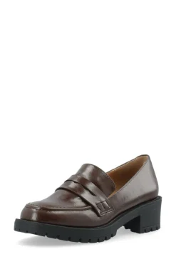 BIAPearl Simple Penny Loafers, Brown, 41