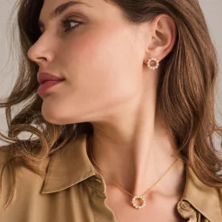 Biella Perla Halskæde, Gold Plated