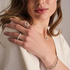 Biella Perla Ring, Silver, 54