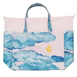 Big Canvas Totebag, Moonshine Rose