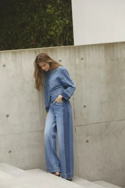 BilbaoCC Denimjakke, Denim Blue, XL