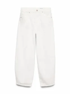 Billie Barrel Jeans, Bright White, W34/L34