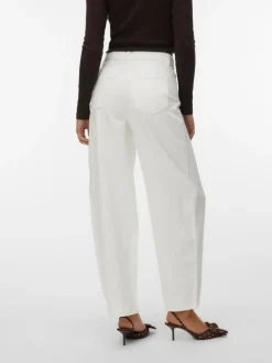 Billie Barrel Jeans, Bright White, W34/L34