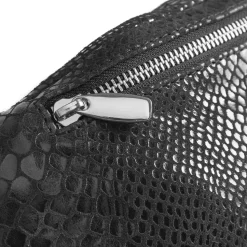 Bæltetaske, Black Croco