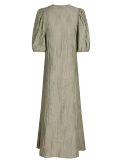 Bobbie Crepe Kjole, Smoke Green, 34