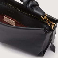 Boheme Medium Skuldertaske, Black/Cuir