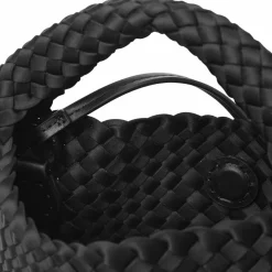 Braided Håndtaske, Black
