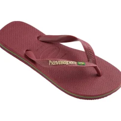 Brazil Logo Sandaler, Amaranth, 35/36