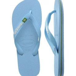 Brazil Logo Sandaler, Blue Lavender/White, 37/38