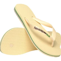 Brazil Logo Sandaler, Buttercream, 37/38