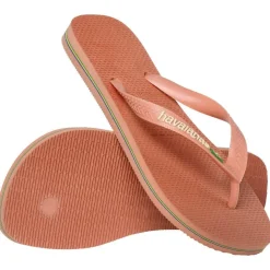 Brazil Logo Sandaler, Pink Clay, 35/36