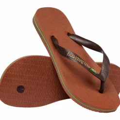 Brazil Logo Sandaler, Rose/Coffee, 41/42