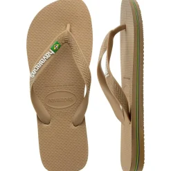 Brazil Logo Sandaler, Rose Gold, 37/38