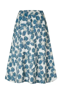 BristolLL Midi Nederdel, Blue, M