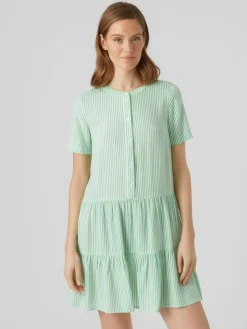 Bumby Kjole, Snow White/Jade Cream, XL