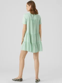 Bumby Kjole, Snow White/Jade Cream, XL