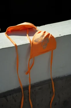 Butterfly Bikinitop, Orange, 36