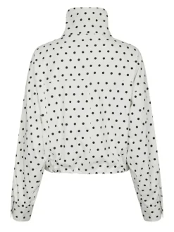 Callisa Dot Jakke, White, 34