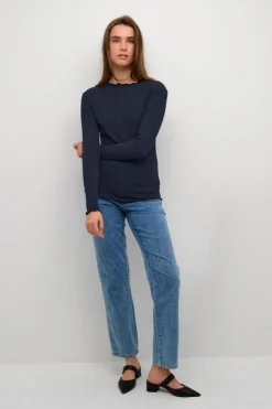 CandaceKB Long Sleeved T-shirt, Night Sky, S