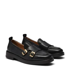 Cantina Loafers, Black/Gold, 38