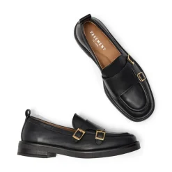 Cantina Loafers, Black/Gold, 38