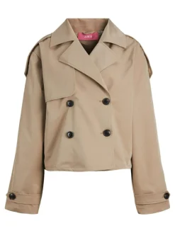 Carlie Short Trenchcoat, Twill, L