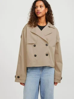 Carlie Short Trenchcoat, Twill, L