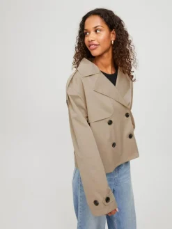 Carlie Short Trenchcoat, Twill, L