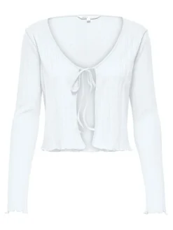 Carlotta String Cardigan, White, XL