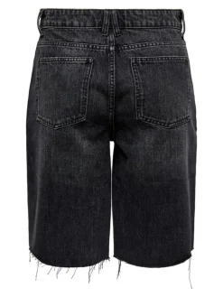 Caro Højtaljede Shorts, Washed Black, S