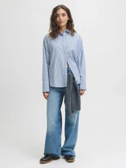 Caro Poplin Skjorte, Skyway, M