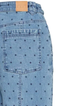 Caroline Jeans, Medium Blue w. Dot, 42