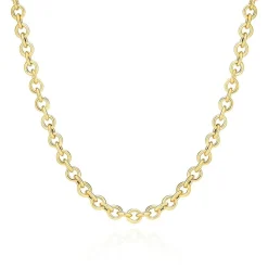 Carrara Halskæde, Gold Plated, 45 cm